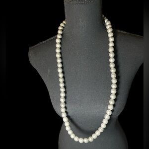 Fun Silver Beaded Necklace